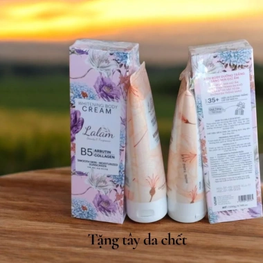 Kem Body Lalam Dưỡng Trắng Da Chống Nắng 200g - Tặng Tây Da Chết, Giá Ưu Đãi 190k Kem Body Lalam Dưỡng Trắng Da Chống Nắng 200g - Tặng Tây Da Chết, Giá Ưu Đãi 190k