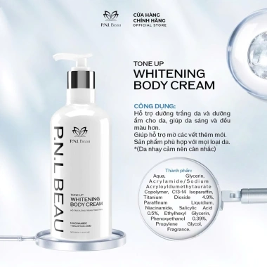 Kem Body PNL Beau Dưỡng Trắng & Makeup Body - Giá Ưu Đãi 189.000đ, Da Mịn Sáng Tự Nhiên 3