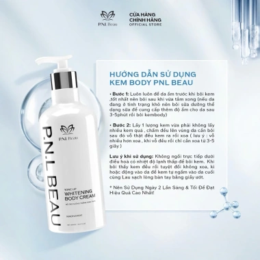 Kem Body PNL Beau Dưỡng Trắng & Makeup Body - Giá Ưu Đãi 189.000đ, Da Mịn Sáng Tự Nhiên 4