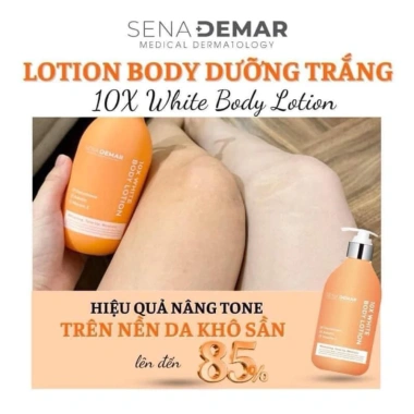 Kem Body SenaDemar 10x Lotion 300ml Dưỡng trắng, nâng tone, cấp ẩm, chỉ 450.000₫