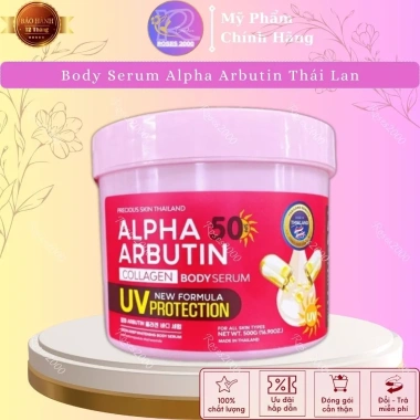 Kem Body Sirum Alpha Arbutin Trắng Da UV Protection 500g Giá chỉ 59.000 VND