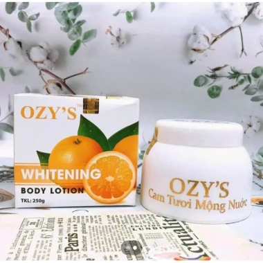 Kem Body Trắng Da Ozys Cam Tươi Hương Nước Hoa 250ml Dưỡng ẩm, Sáng Da, Giá 85.000 VNĐ