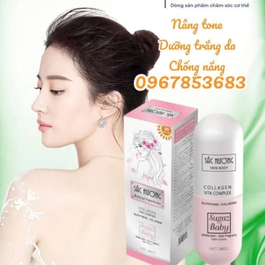 Kem Body Trắng Da Sắc Hương Vita Hồng 280g - Giảm Giá 120k (Giá Gốc 156k) 3