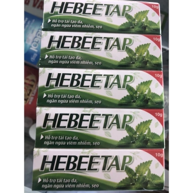 Kem Bôi Da Hebeetap Tuýp 10g - Tái Tạo Da, Ngừa Viêm Nhiễm, Ngừa Sẹo, Giá 44.000₫