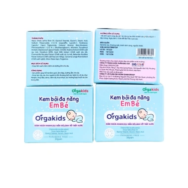 Kem bôi đa năng Orgakids cho bé giảm ngứa, dịu mẩn đỏ, lành vết trầy, mềm da 30g