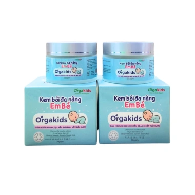 Kem bôi đa năng Orgakids cho bé giảm ngứa, dịu mẩn đỏ, lành vết trầy, mềm da 30g