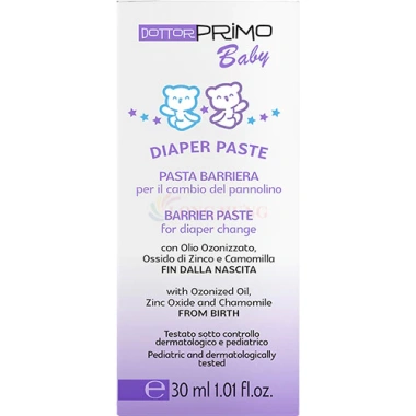 Kem bôi hăm Dottorprimo Baby Diaper Paste 30ml ngăn ngừa hăm tã, bảo vệ da bé, giá ưu đãi 99.000đ 2