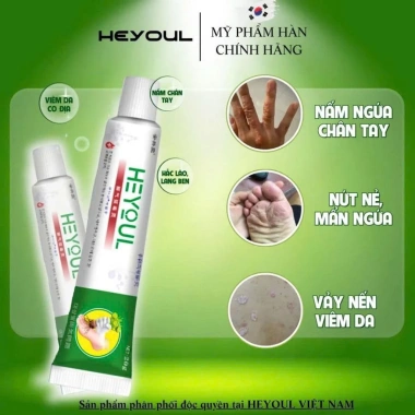 Kem bôi ngoài da HEYOUL Hàn Quốc trị sừng, chàm, nấm hắc lào, viêm da - 75.000₫ 7 Kem bôi ngoài da HEYOUL Hàn Quốc trị sừng, chàm, nấm hắc lào, viêm da - 75.000₫ 7