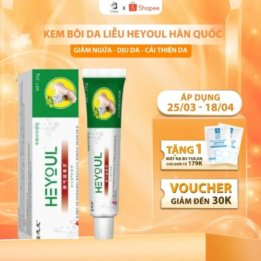 Kem bôi ngoài da HEYOUL Hàn Quốc trị sừng, chàm, nấm hắc lào, viêm da - 75.000₫ 9 Kem bôi ngoài da HEYOUL Hàn Quốc trị sừng, chàm, nấm hắc lào, viêm da - 75.000₫ 9