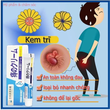 Kem bôi trĩ gel Nhật Bản 20g - Loại bỏ trĩ nội, ngoại, ngứa ra máu, giảm sưng