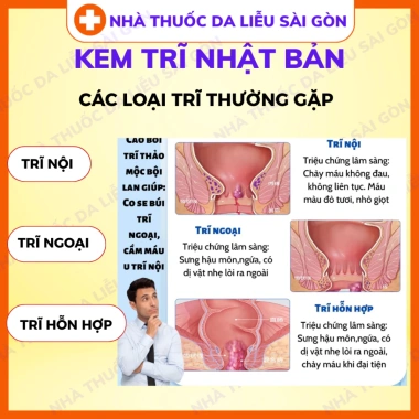 Kem Bôi Trĩ Nhật Bản giảm ngứa, làm dịu rát, hỗ trợ co búi nhanh Giá chỉ 68.000đ