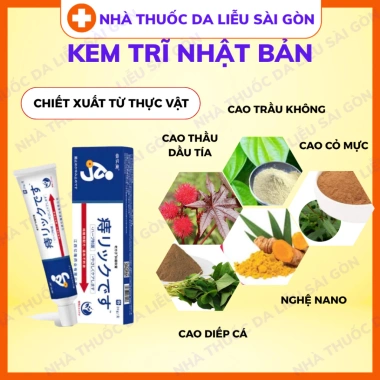 Kem Bôi Trĩ Nhật Bản giảm ngứa, làm dịu rát, hỗ trợ co búi nhanh Giá chỉ 68.000đ 4 Kem Bôi Trĩ Nhật Bản giảm ngứa, làm dịu rát, hỗ trợ co búi nhanh Giá chỉ 68.000đ 4