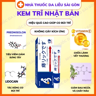 Kem Bôi Trĩ Nhật Bản giảm ngứa, làm dịu rát, hỗ trợ co búi nhanh Giá chỉ 68.000đ