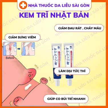 Kem Bôi Trĩ Nhật Bản giảm ngứa, làm dịu rát, hỗ trợ co búi nhanh Giá chỉ 68.000đ