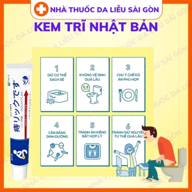Kem Bôi Trĩ Nhật Bản giảm ngứa, làm dịu rát, hỗ trợ co búi nhanh Giá chỉ 68.000đ