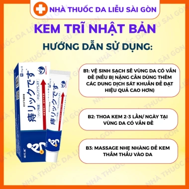 Kem Bôi Trĩ Nhật Bản giảm ngứa, làm dịu rát, hỗ trợ co búi nhanh Giá chỉ 68.000đ 9 Kem Bôi Trĩ Nhật Bản giảm ngứa, làm dịu rát, hỗ trợ co búi nhanh Giá chỉ 68.000đ 9