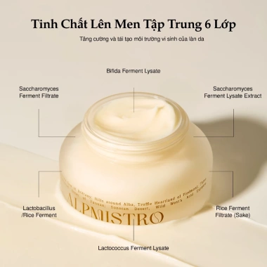 Kem Cấp Ẩm 50g Alpmistro - Sữa ong chúa, Hoa Ánh Trăng, Dưỡng ẩm, Căng bóng, Chống lão hóa