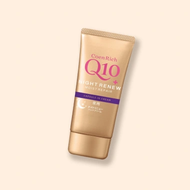 Kem cấp ẩm da tay ban đêm Kosé CoenRich Q10+ Capsule In Cream 80g - Dưỡng sâu, tái tạo