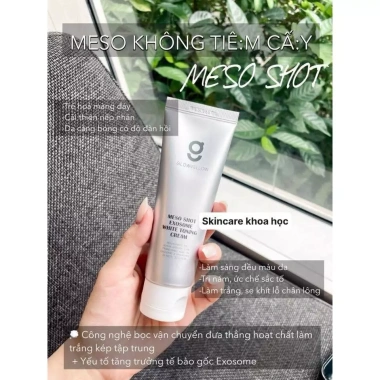 Kem cấp ẩm, phục hồi & dưỡng trắng da Meso Shot Cream Glowmellow 60g - Giá chỉ 850.000₫