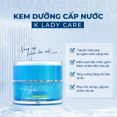 Kem cấp nước K Lady Care 50ml - Dưỡng ẩm sâu, phục hồi da, da căng bóng rạng rỡ 350.000 VND 8