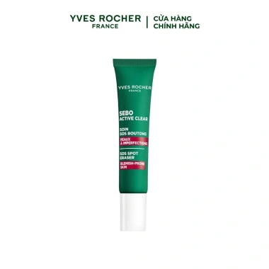 Kem chấm giảm mụn cấp tốc Yves Rocher Sebo Active Clear 10ml Giá chỉ 450.000₫