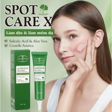 Kem Chấm Mụn AcneClean Spot Care X 15g - Ngừa Mụn, Mờ Thâm, Trắng Da, Giá 75.000 giảm từ 91.500