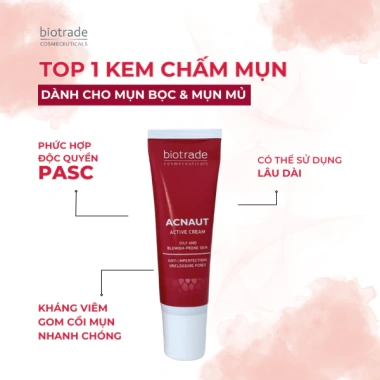Kem chấm mụn Biotrade Acnaut Active Cream 15ml - Giảm sưng viêm, mờ thâm 399.000₫ 2