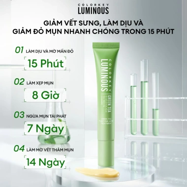 Kem Chấm Mụn ColorKey Luminous MINI 5g - Giảm Mụn, Mờ Thâm, Dưỡng Da Mềm Giá 199k 3