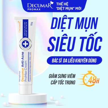 Kem Chấm Mụn Decumar ProMax 15g giảm mụn sưng đỏ mạnh mẽ, mờ thâm sẹo, 160.000 VND 2