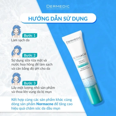 Kem Chấm Mụn Dermedic Normacne Therapy H2O2 - Giảm Mụn Nhanh, Giá Ưu Đãi 406.300₫ 3