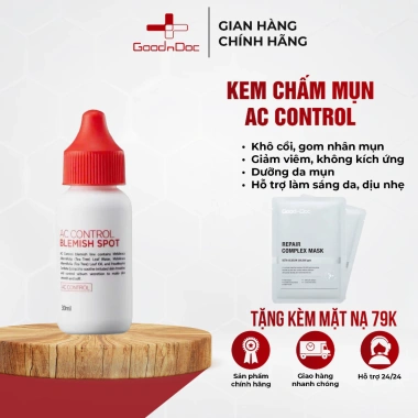 Kem Chấm Mụn GoodnDoc AC Control 30ml - Giảm Mụn Nhanh Kiểm Soát Dầu Giá 397.000₫ 2