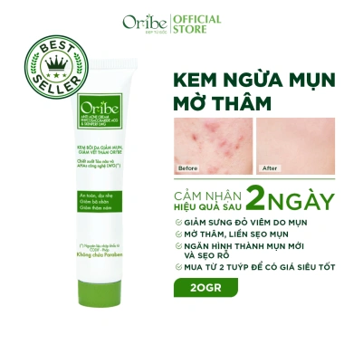 Kem Chấm Mụn Oribe 20g - Dưỡng da, giảm thâm sẹo, kiểm soát dầu nhờn, 55.800 VND