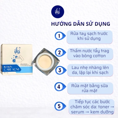 Kem Chăm Sóc Da Mụn IKI BEAUTI 18g - Giảm Mụn, Mờ Thâm, Trắng Sáng Da, Se Khít Lỗ Chân Lông, Giá Ưu Đãi 141.600 VND