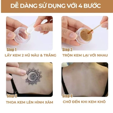 Kem che khuyết điểm Bellena KX2 - Che sẹo đậm màu, hình xăm, chống nước, 217.000₫