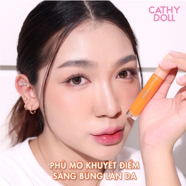 Kem Che Khuyết Điểm Cathy Doll 4.1g Sáng Da, Mờ Thâm, Không Tạo Rãnh Nhăn, Vit C Ampoule - Giá 89.000₫