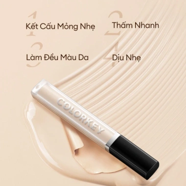 Kem Che Khuyết Điểm COLORKEY Cover All 6ml Dạng Lỏng Mỏng Nhẹ Che Phủ Cao Chính Hãng 139k 2 Kem Che Khuyết Điểm COLORKEY Cover All 6ml Dạng Lỏng Mỏng Nhẹ Che Phủ Cao Chính Hãng 139k 2