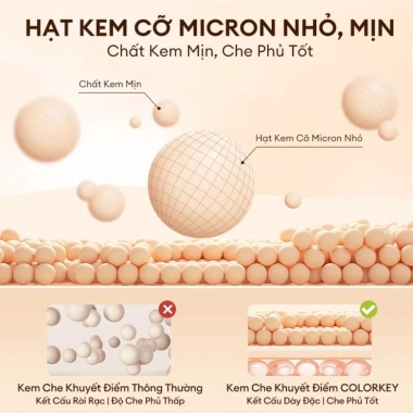 Kem Che Khuyết Điểm COLORKEY Cover All 6ml Dạng Lỏng Mỏng Nhẹ Che Phủ Cao Chính Hãng 139k 4 Kem Che Khuyết Điểm COLORKEY Cover All 6ml Dạng Lỏng Mỏng Nhẹ Che Phủ Cao Chính Hãng 139k 4