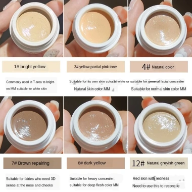 Kem Che Khuyết Điểm HanriU - Che Phủ Quầng Thâm, Chống Thấm Nước & Mồ Hôi, 87,516₫ 3