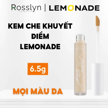 Kem Che Khuyết Điểm Lemonade Kiềm Dầu Matte Addict 3g - Bền Màu Lâu Trôi, Giá 179.000đ Rosslyn Cosmetic 3 Kem Che Khuyết Điểm Lemonade Kiềm Dầu Matte Addict 3g - Bền Màu Lâu Trôi, Giá 179.000đ Rosslyn Cosmetic 3