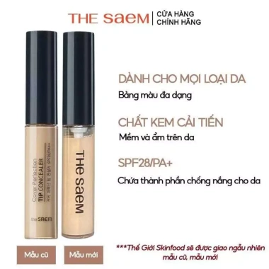 Kem Che Khuyết Điểm The Saem SPF28 PA++ 6.5g - Chống Nắng Hàn Quốc, Sale 89.000đ 7