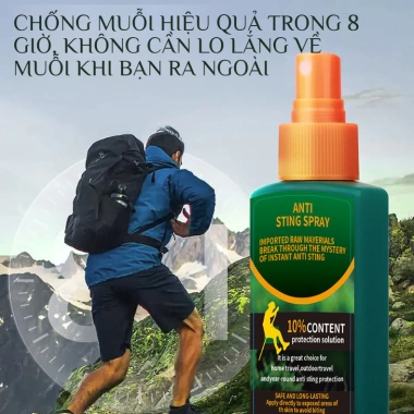 Kem Chống Muỗi Không Mùi 12h - Giảm Ngứa, Xịt Chống Côn Trùng Dành Cho Dã Ngoại, Câu Cá, Trẻ Em