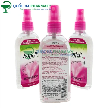 Kem chống muỗi Soffell hương hoa cam, da mềm mại, bôi 60ml & xịt 80ml - Quốc Hà 5