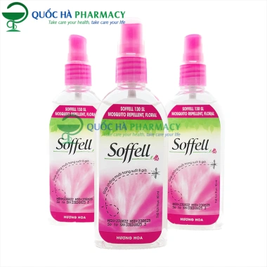 Kem chống muỗi Soffell hương hoa cam, da mềm mại, bôi 60ml & xịt 80ml - Quốc Hà 6