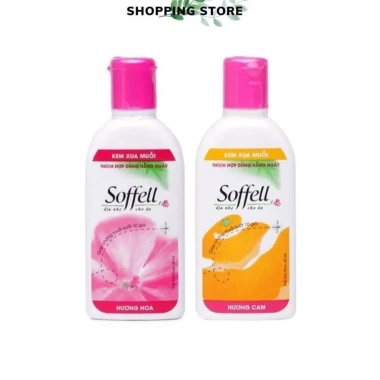 Kem Chống Muỗi Soffell Hương Hoa Cam Indonesia 60ml - Bảo Vệ 24h, Giá 40.000₫
