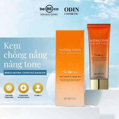 Kem chống nắng 2in1 Nâng Tone + Kem Nền BEBECO Natural Cover 70ml - Giá 415.650₫
