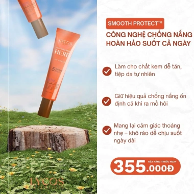 Kem chống nắng 5 thảo mộc Lycos - Bảo vệ da SPF 50, giảm giá 355k 8 Kem chống nắng 5 thảo mộc Lycos - Bảo vệ da SPF 50, giảm giá 355k 8