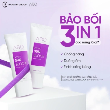 Kem chống nắng ABO Sun Block 50ml - Ngăn lão hóa, bảo vệ da, chỉ 408.000đ