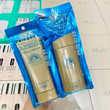 Kem chống nắng Anessa Perfect UV 50+ giảm còn 550.000đ - SPF 50, không nhờn 3 Kem chống nắng Anessa Perfect UV 50+ giảm còn 550.000đ - SPF 50, không nhờn 3