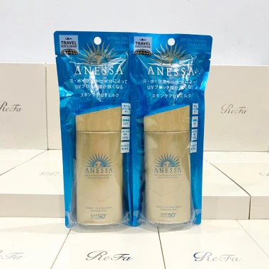 Kem chống nắng Anessa Perfect UV 50+ giảm còn 550.000đ - SPF 50, không nhờn
