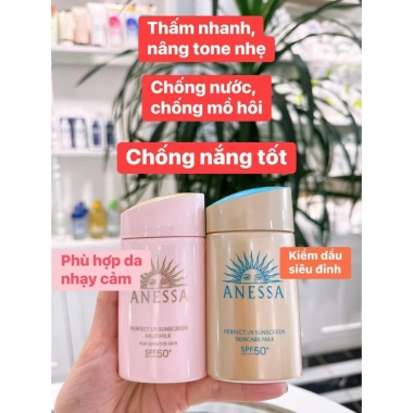 Kem chống nắng Anessa SPF50 PA++++ dạng xịt milk gel nội địa Nhật mẫu mới - 280.000 VND